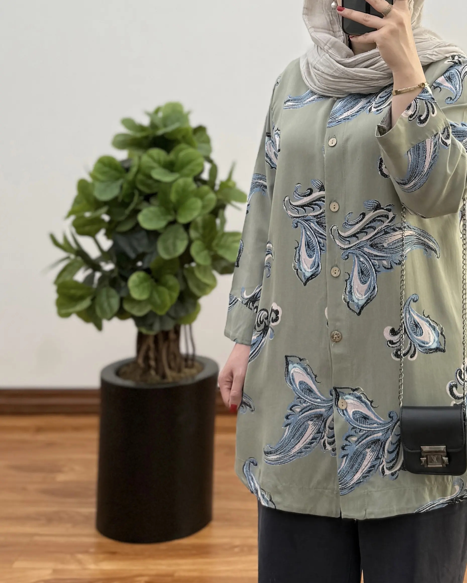 تونیک گلدار زنانه شیک - تونیک گل دار خنک بوتیک گیسو